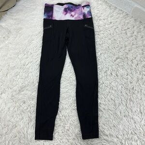 Lululemon Toasty Tech Tight II Black / Blooming Pixie Multi
